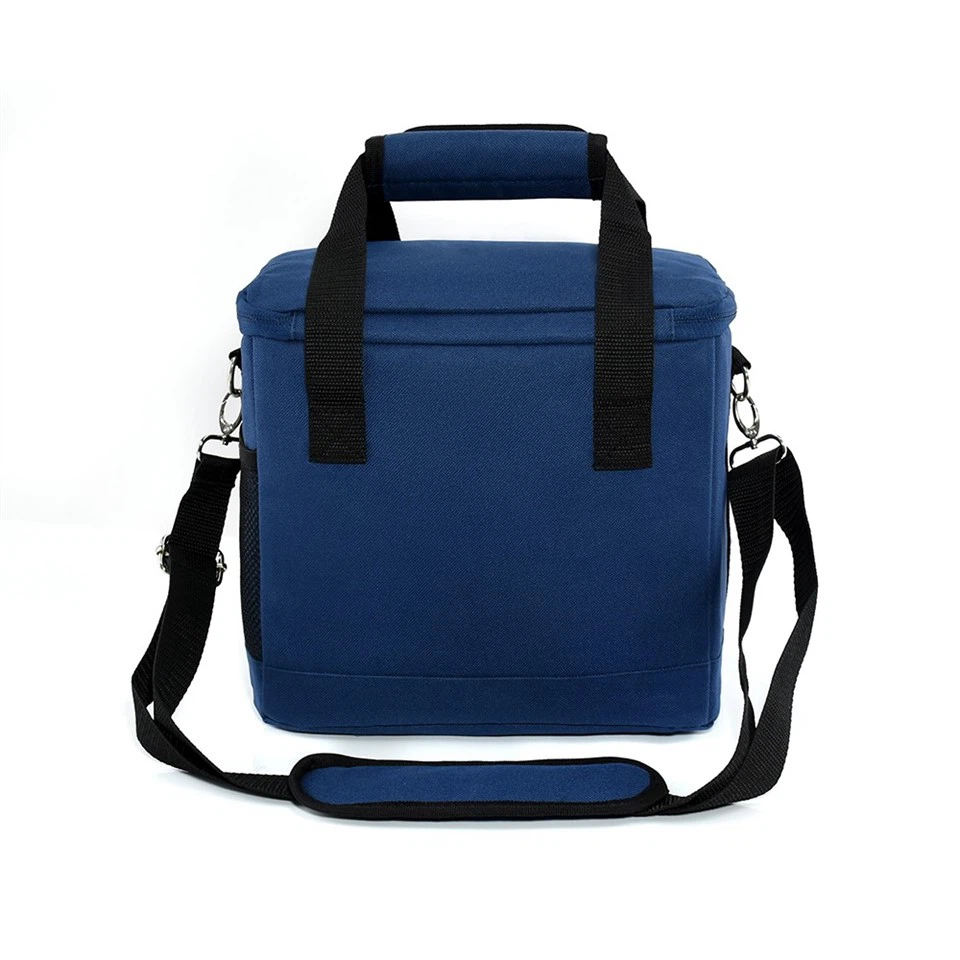 Fashion Polyester Blue Lunch Cooler Bag Manufacturer