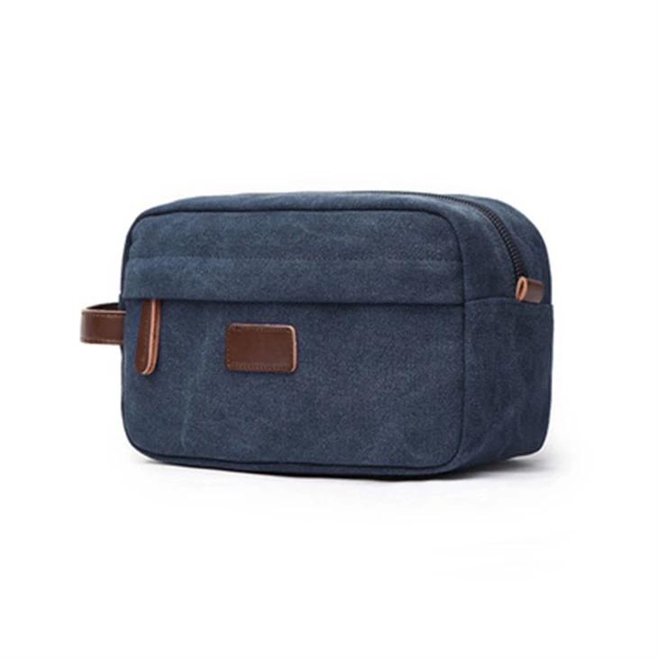 Heavy Duty Waxed Canvas Cosmetic Bag Wholesale